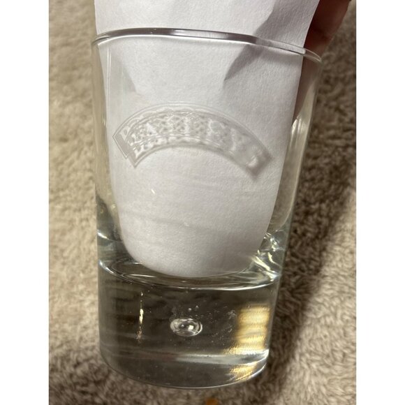 Baileys Branded Etched Clear Glasses Set Of 4 Controlled Bubble - Picture 2 of 10